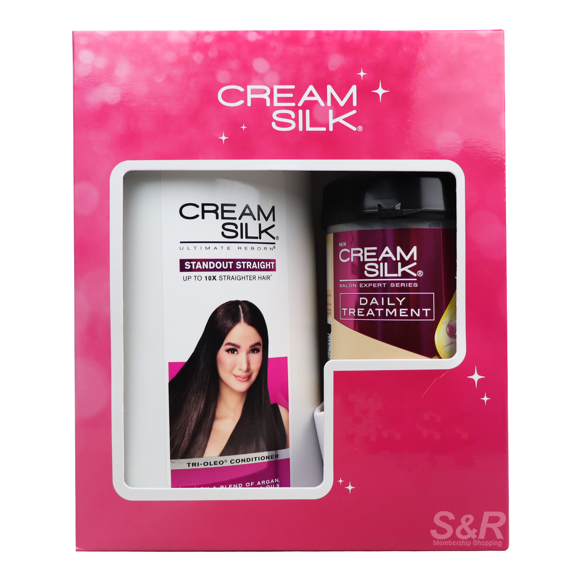 Cream Silk Standout Straight Gift Set